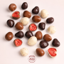 DRAGEAS CHOCOLATE BRANCO ZERO ACUCAR COM MORANGO LIOFILIZADO 1KG