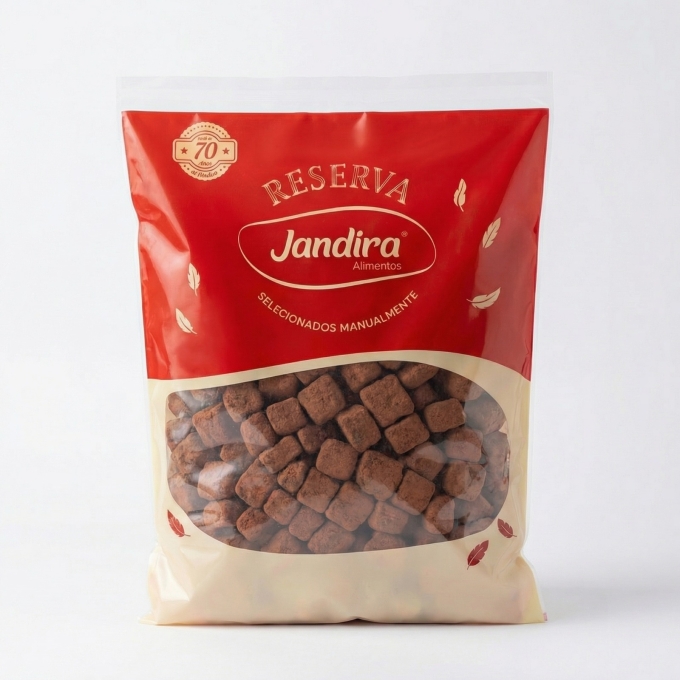 JRV-PA - CUBO DE COCO CARAMELIZADO COM CACAU 1,01KG