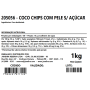 COCO CHIPS NATURAL COM PELE S/ ACUCAR NACIONAL 1KG