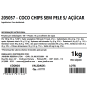 COCO CHIPS NATURAL SEM PELE S/ ACUCAR NACIONAL 1KG