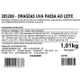 DRAGEAS UVA PASSAS AO LEITE 1,01KG