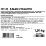 DRAGEAS 70% CACAU E TIRAMISSU E AMENDOAS 1,01KG