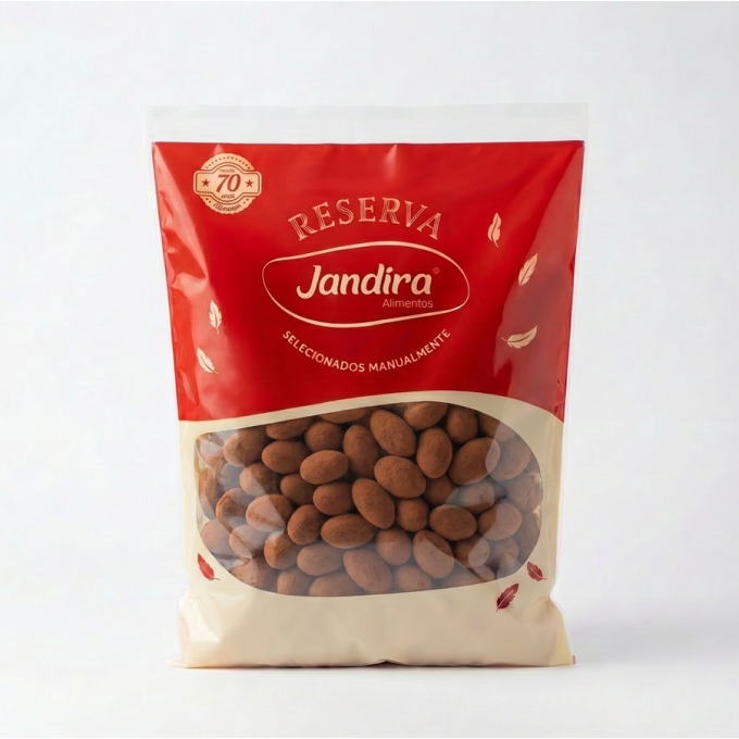 DRAGEAS 70% CACAU E TIRAMISSU E AMENDOAS 1,01KG