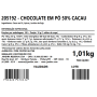 CHOCOLATE EM PO 50% CACAU 1,01KG
