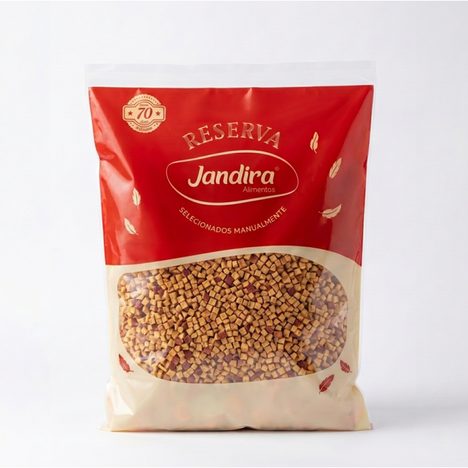 MAÇÃ EM CUBOS 1KG