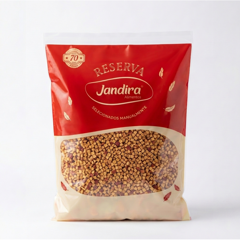 MAÇÃ EM CUBOS 1KG