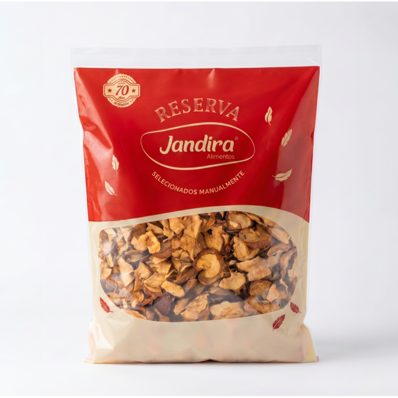 MAÇÃ DESIDRATADA FATIADA EM RODELAS 1KG