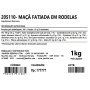 MAÇÃ DESIDRATADA FATIADA EM RODELAS 1KG