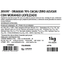 DRAGEAS CHOCOLATE 70% CACAU ZERO ACUCAR COM MORANGO LIOFILIZADO