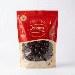 DRAGEAS CHOCOLATE 70% CACAU ZERO ACUCAR COM MORANGO LIOFILIZADO